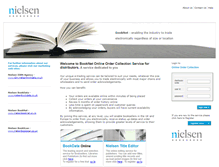 Tablet Screenshot of bookorders.nielsenbooknet.com